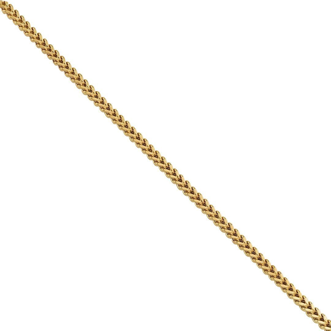 10k Yellow Gold Franco Chain 3 mm