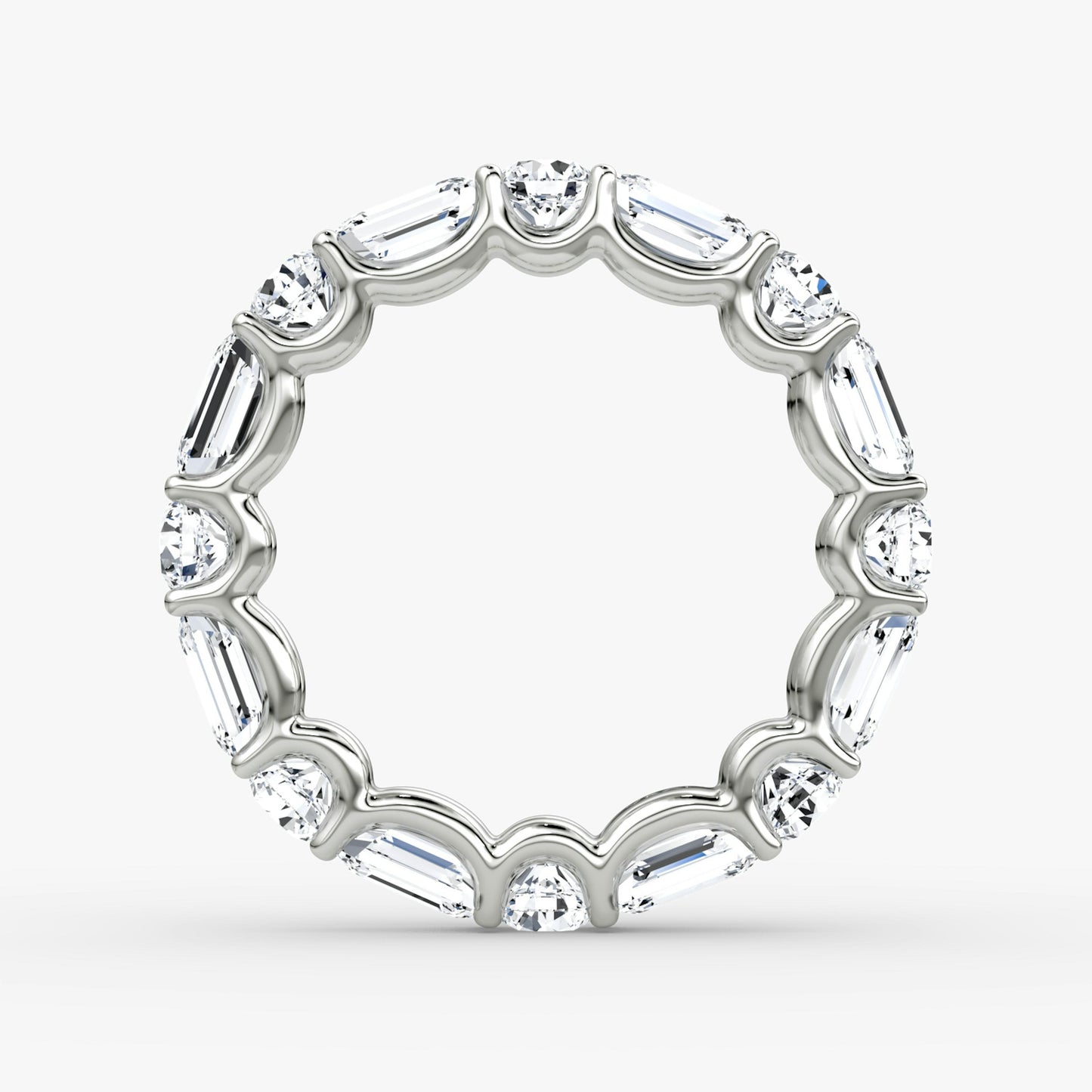 Alternating Shapes Eternity Band