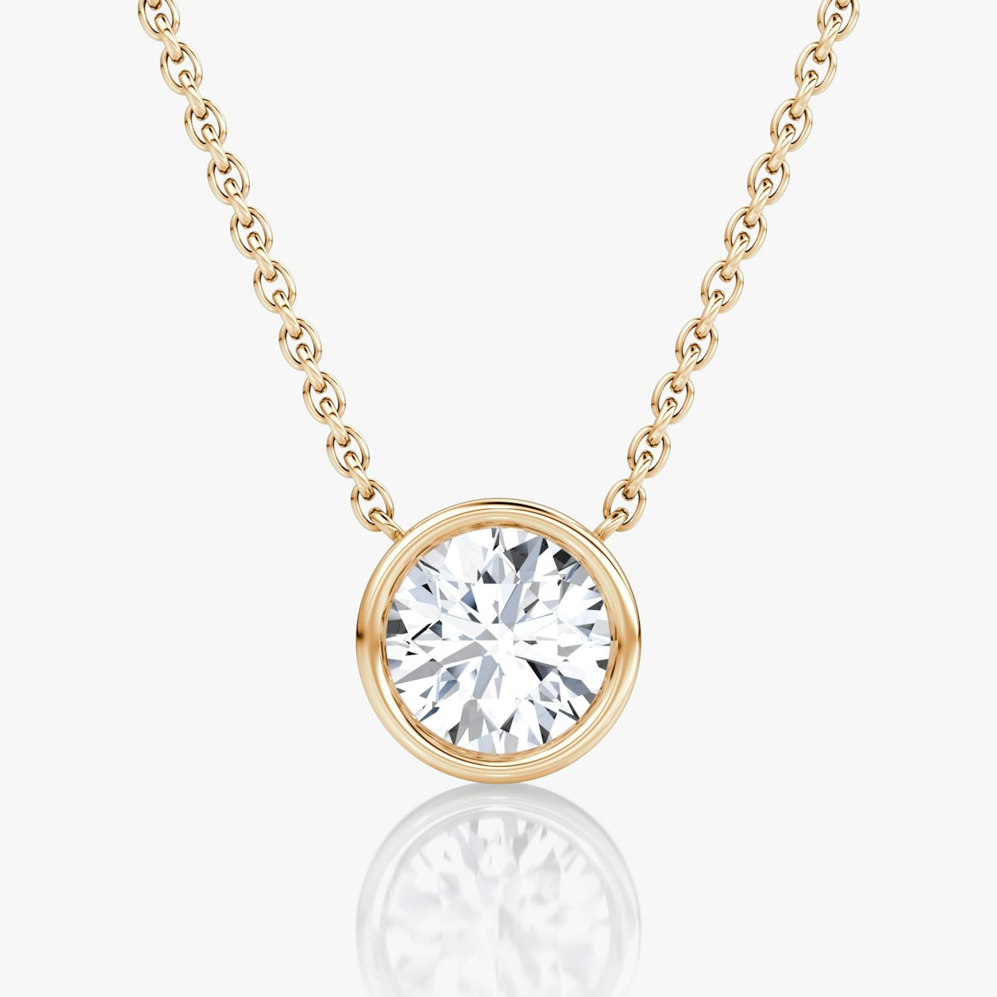 Round Bezel Solitaire