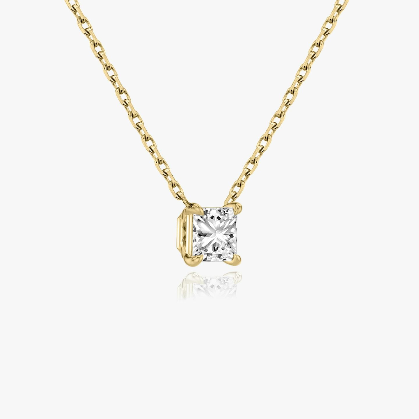 Princess Solitaire Necklace