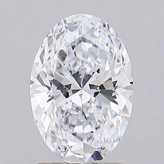 1.50ct Oval Lab Grown Diamond (Colour E, Clarity IF, IGI Certified)