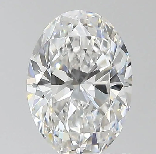 0.90ct Oval Natural Diamond (Colour F, Clarity VVS2, GIA Certified)