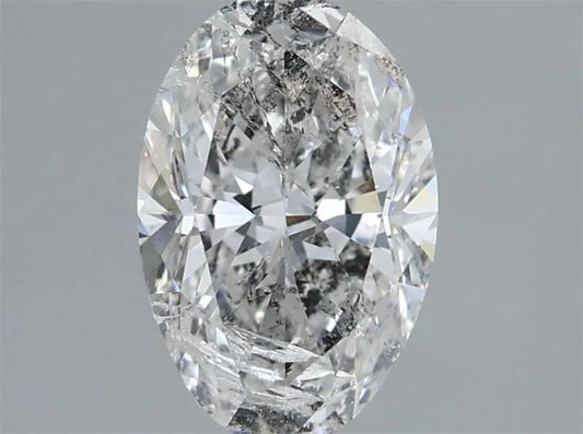 1.50ct Oval Natural Diamond (Colour G, Clarity I1, Cut VG, IGI Certified)