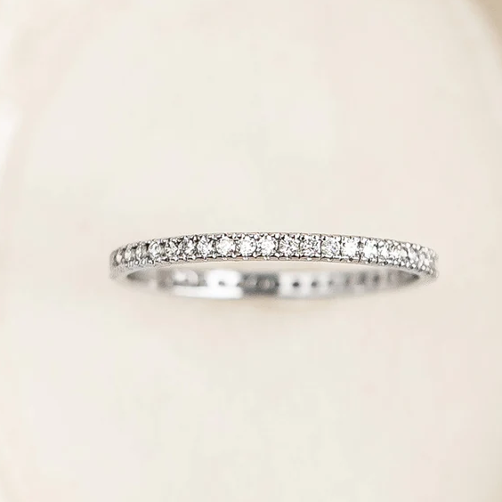 Custom Engagement Eternity Band for Esi - 30% Deposit