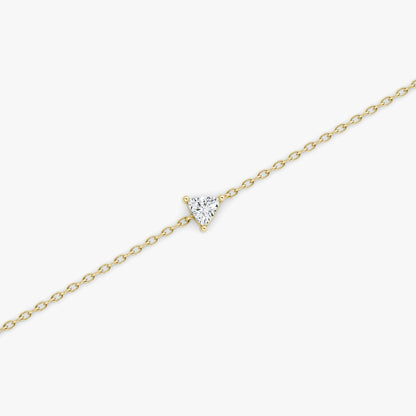Trillion Petite Solitaire Bracelet