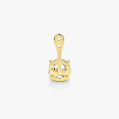 Round Solitaire Drop Ear Jacket