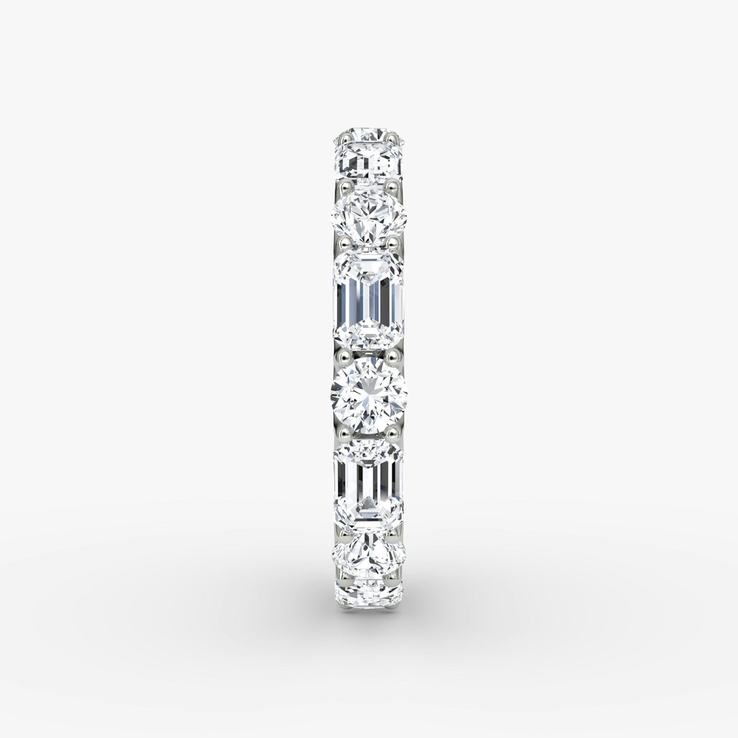 Alternating Shapes Eternity Band