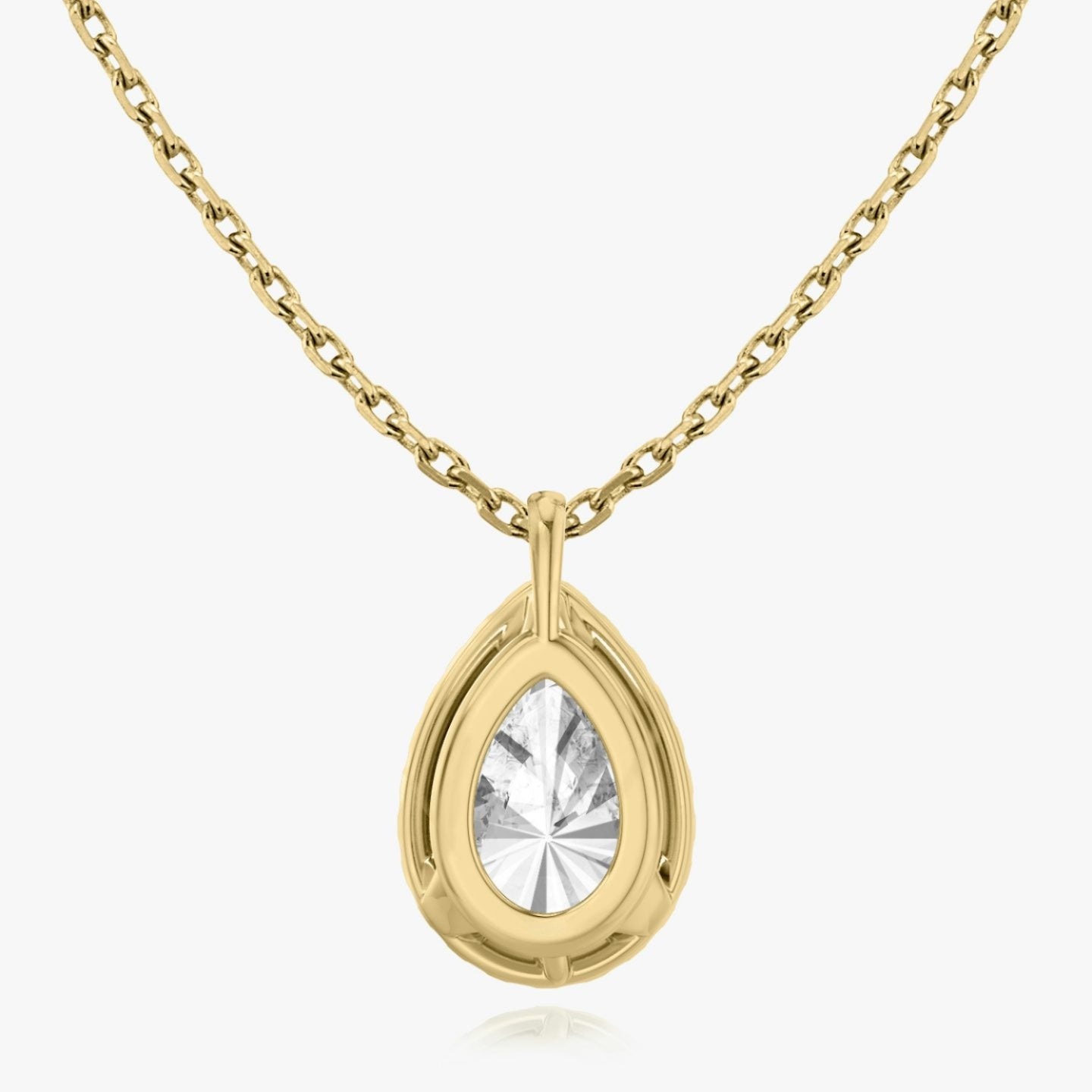 Pear Halo Pendant