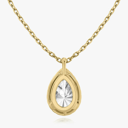 Pear Halo Pendant