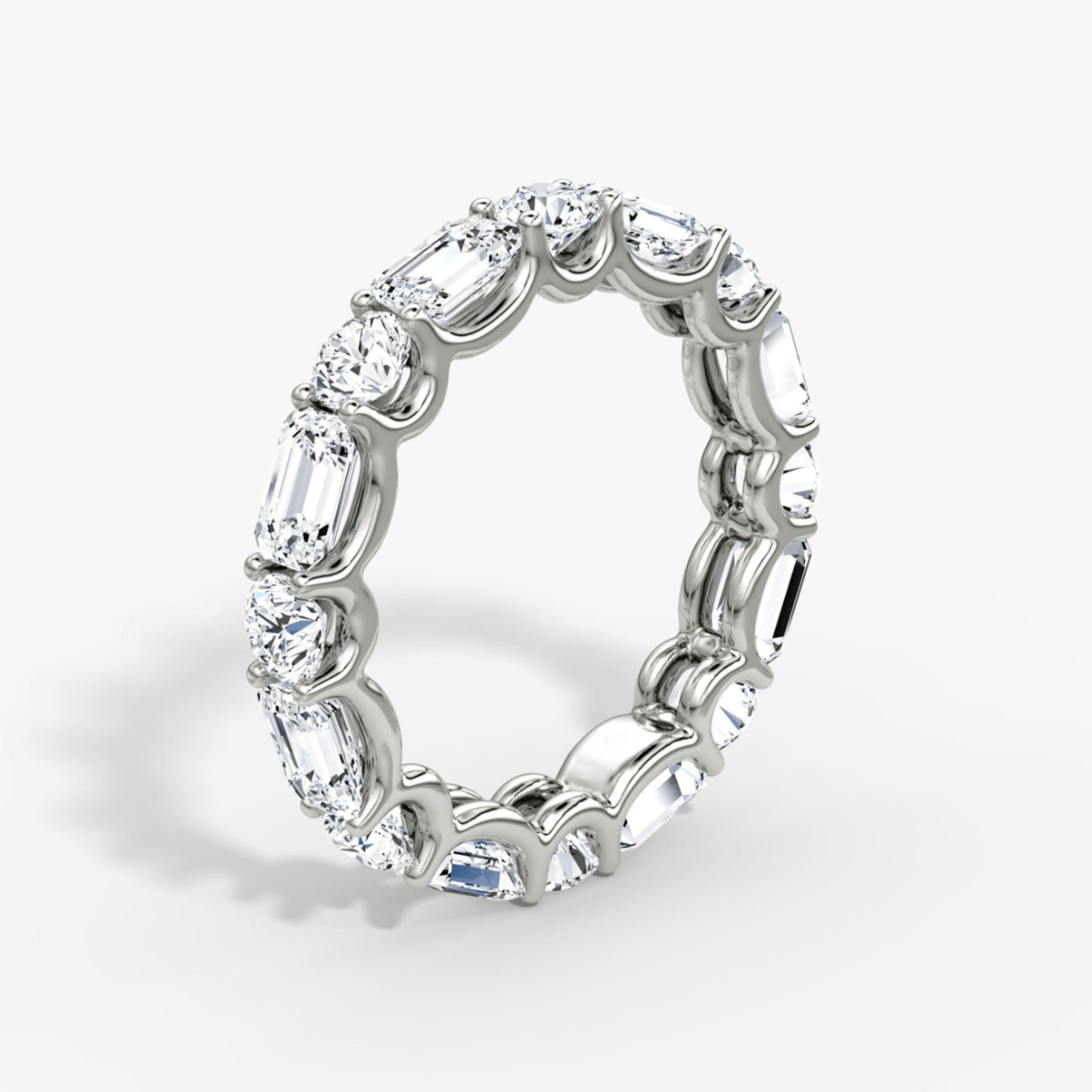 Alternating Shapes Eternity Band