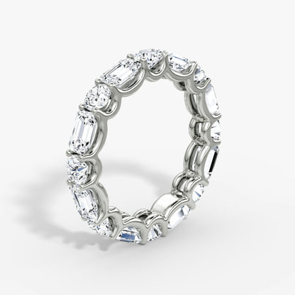 Alternating Shapes Eternity Band
