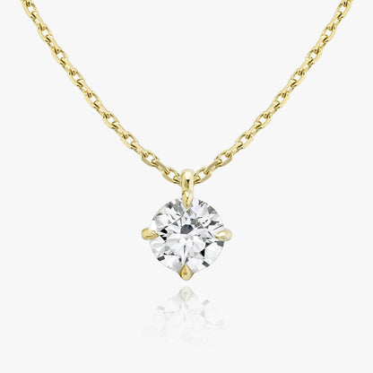 Round Solitaire Pendant