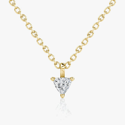 Trillion Petitie Solitaire Pendant