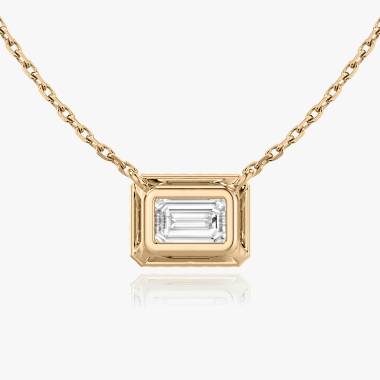Emerald Halo Necklace