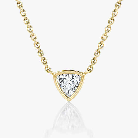 Trillion Bezel Solitaire