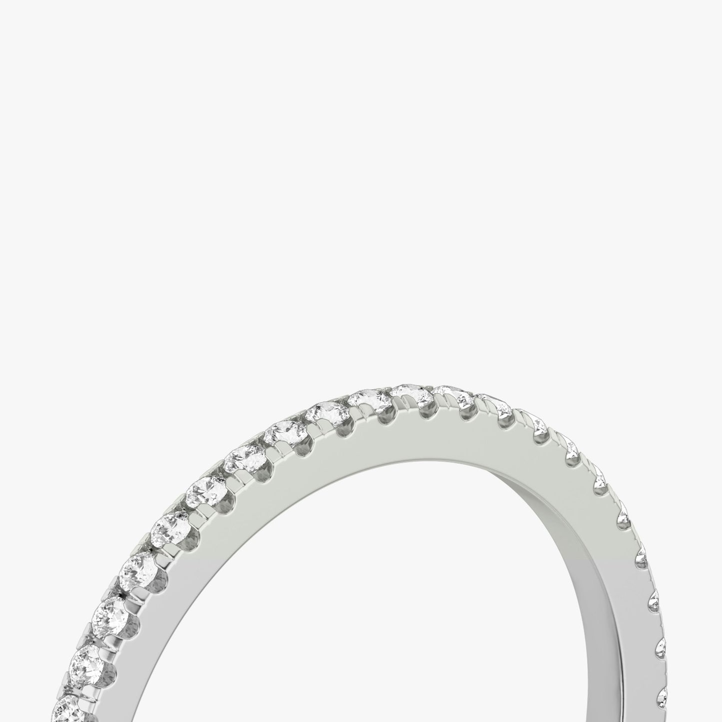 The Half Pavé Band Round Brilliant