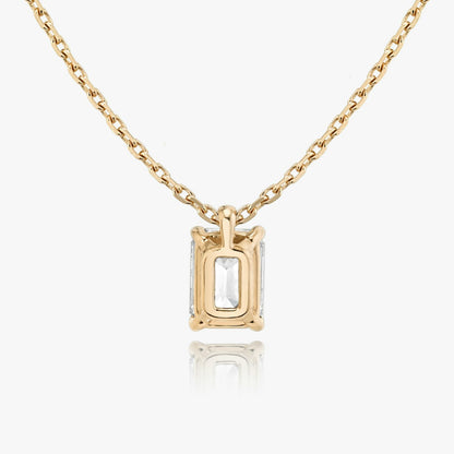 Emerald Solitaire Pendant