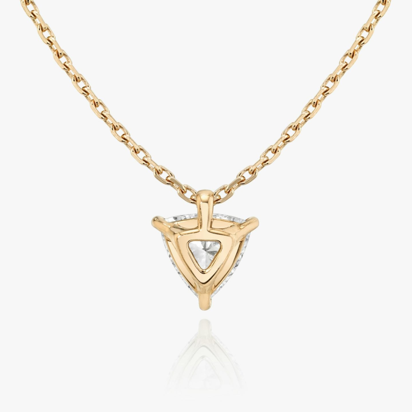 Trillion Solitaire Pendant