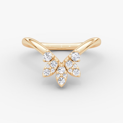 Petal Crown Plain Band