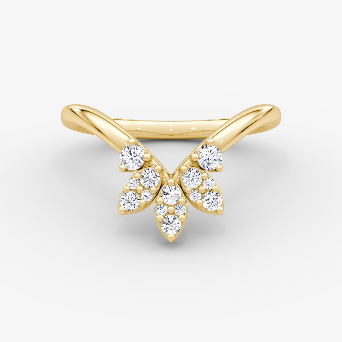 Petal Crown Plain Band