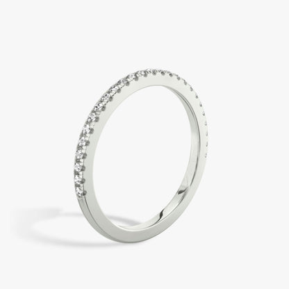 The Half Pavé Band Round Brilliant