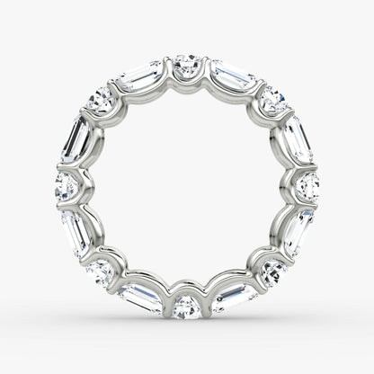 Alternating Shapes Eternity Band