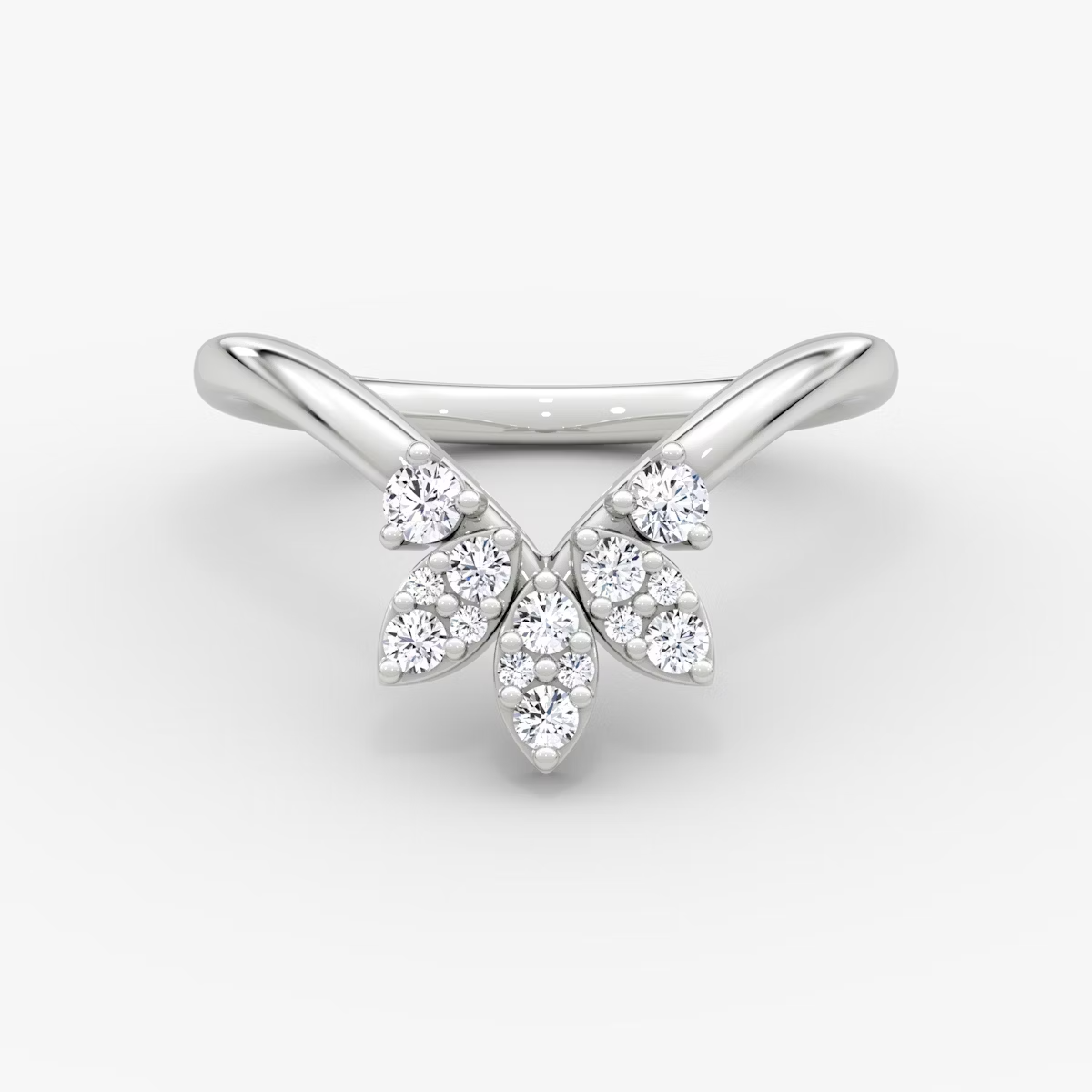 Petal Crown Plain Band