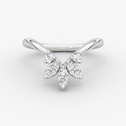 Petal Crown Plain Band