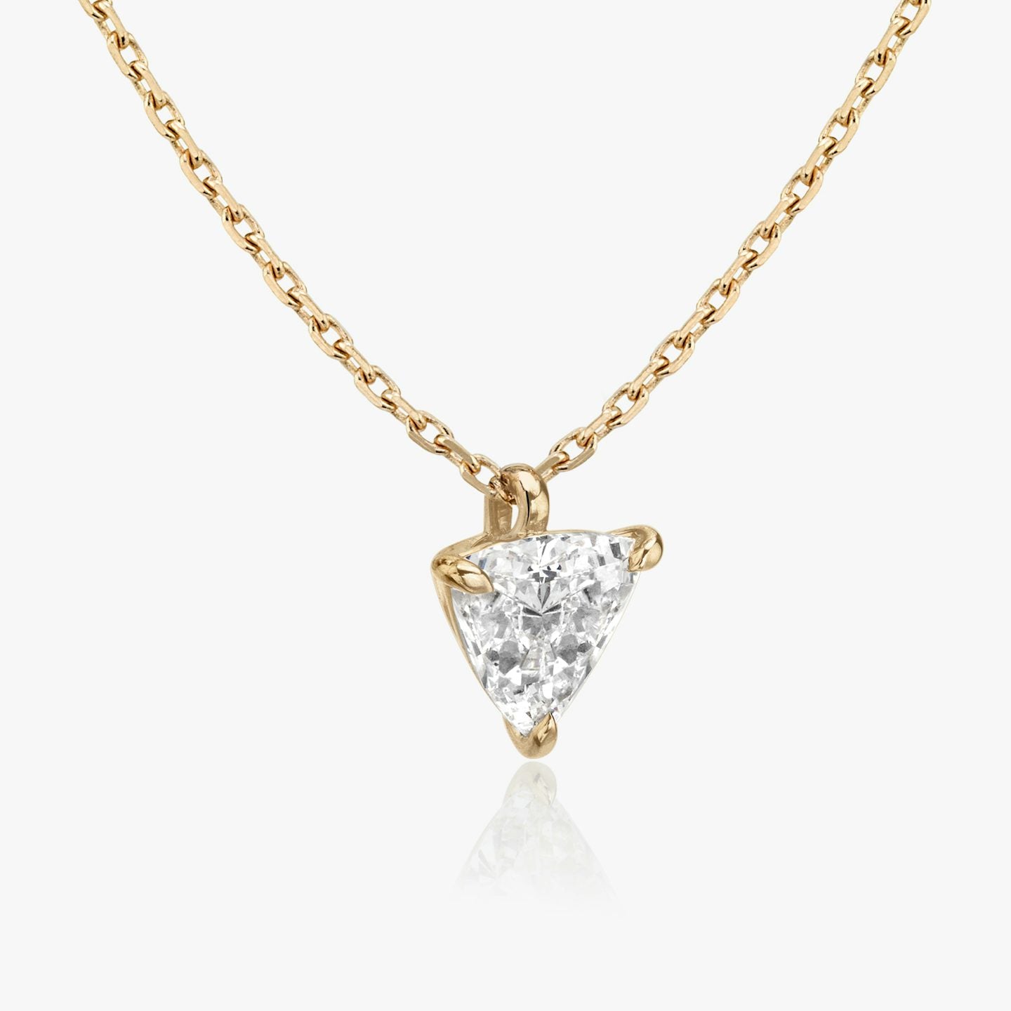 Trillion Solitaire Pendant