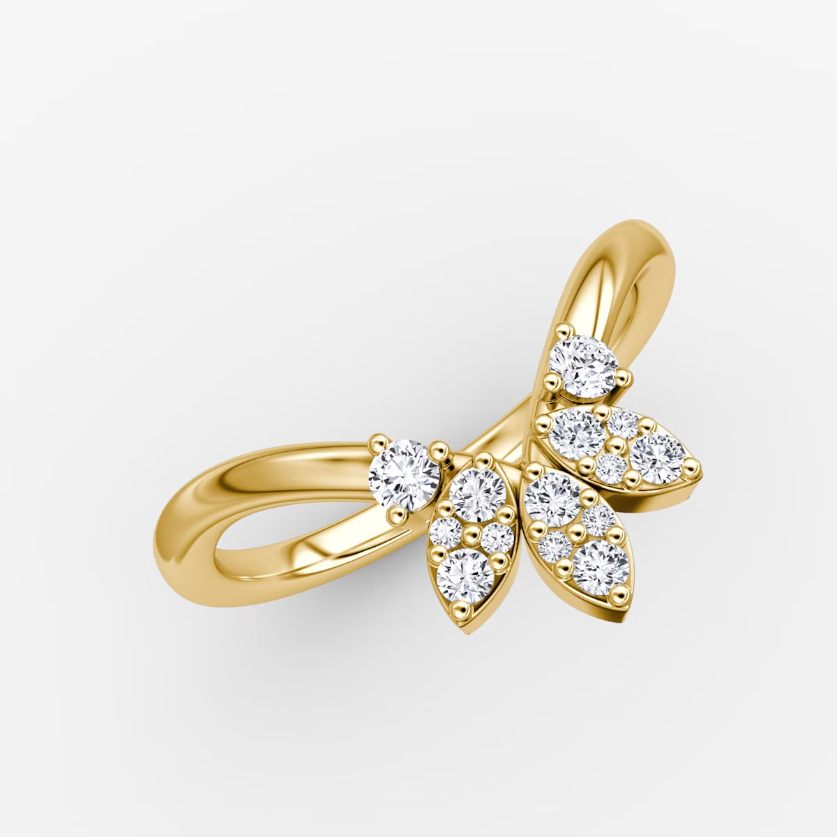 Petal Crown Plain Band