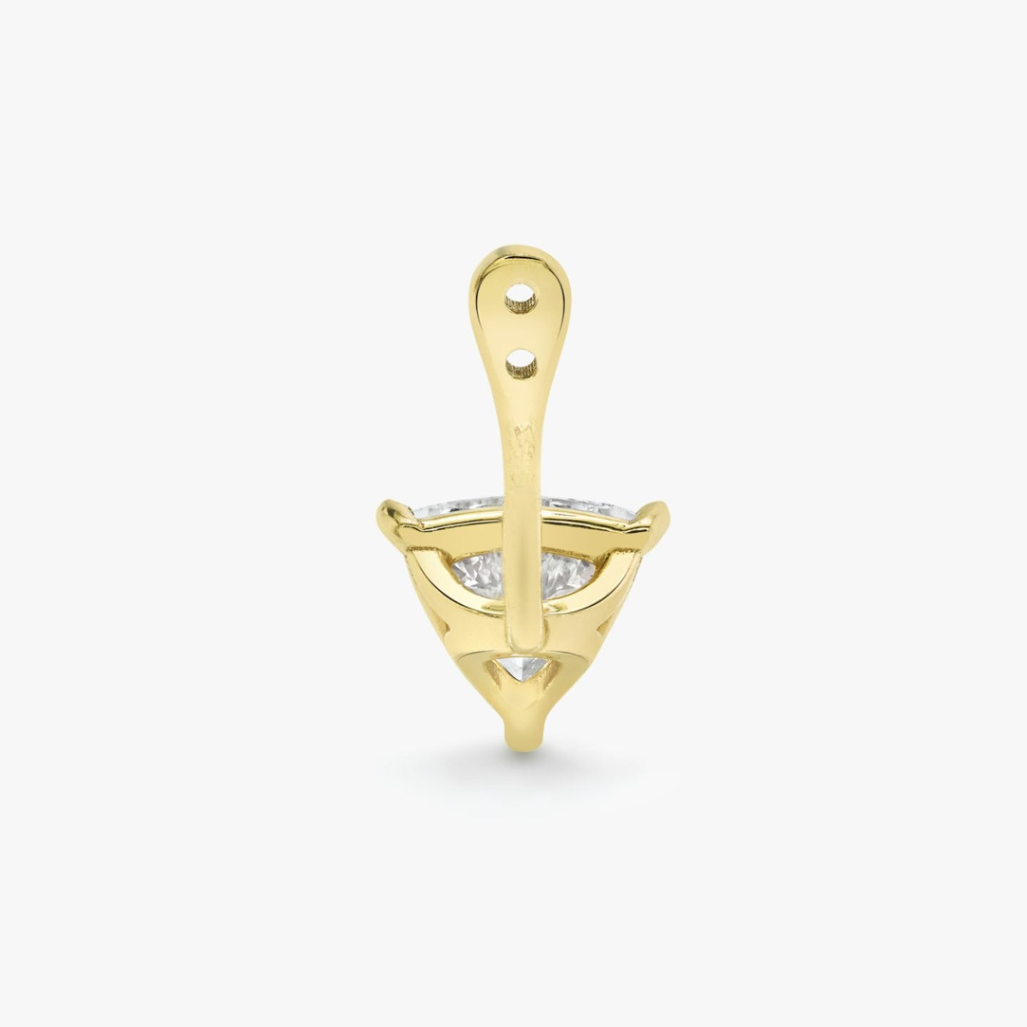 Trillion Solitaire Drop Ear Jacket