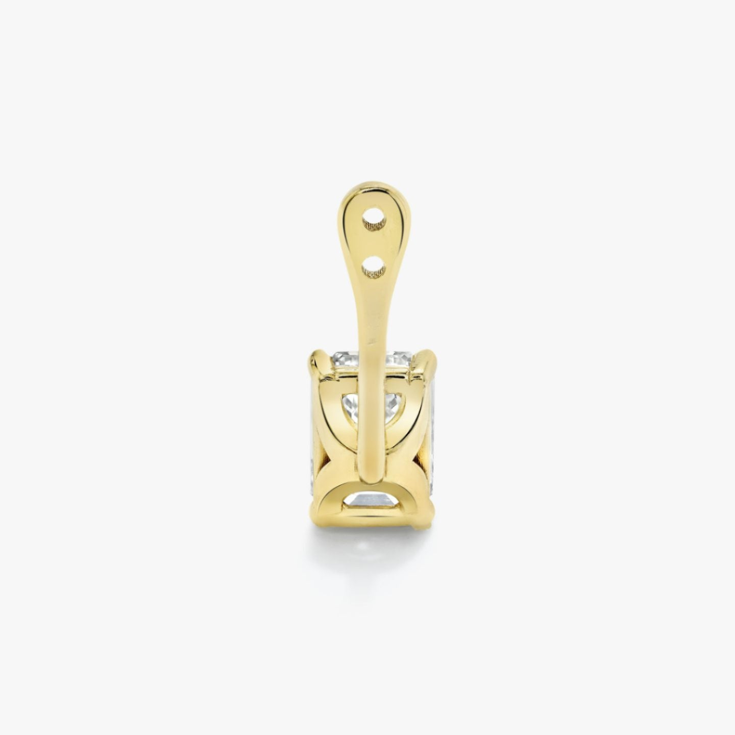 Emerald Solitaire Drop Ear Jacket
