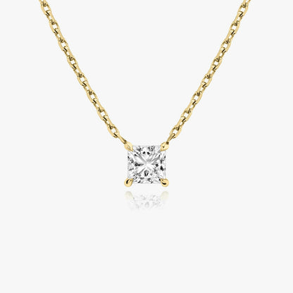 Princess Solitaire Necklace