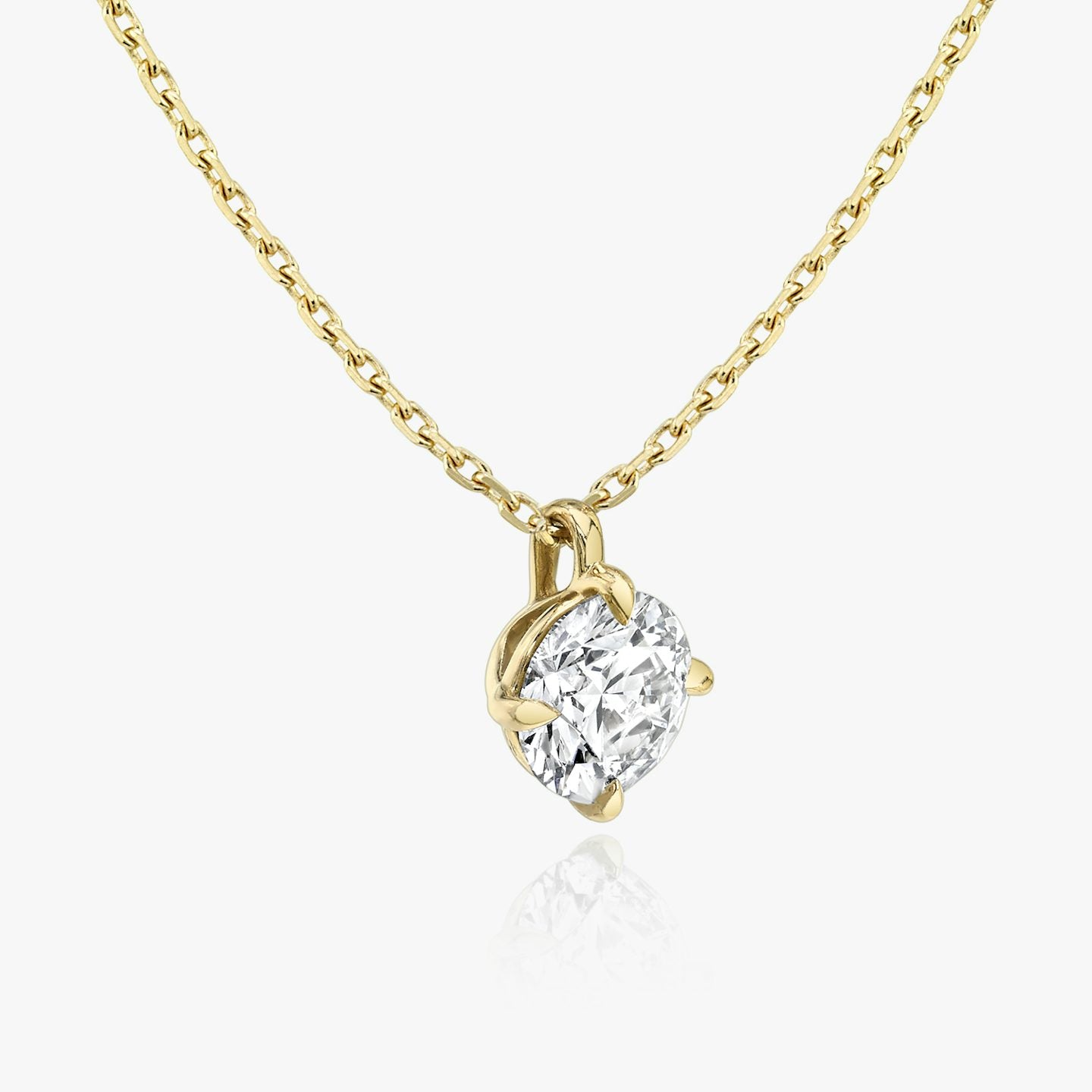 Round Solitaire Pendant