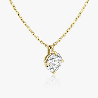 Round Solitaire Pendant
