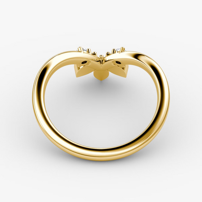 Petal Crown Plain Band