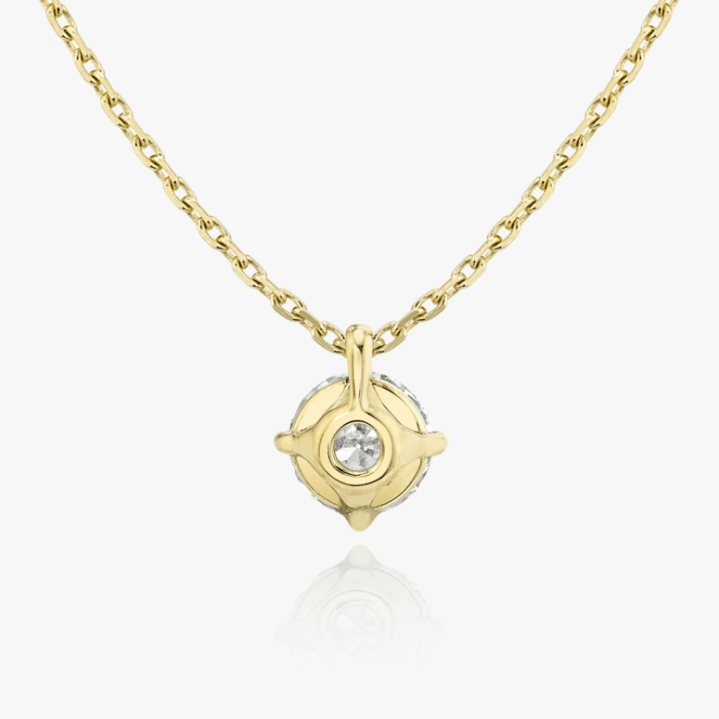 Round Solitaire Pendant