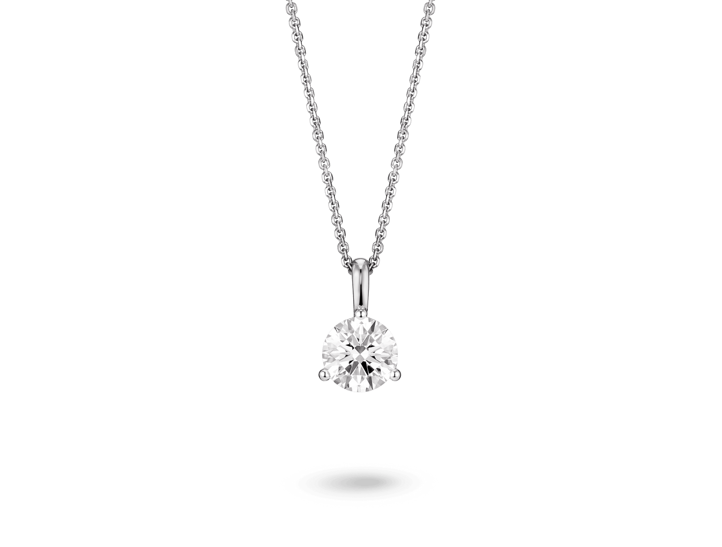 Round Brilliant Solitaire Bale Pendant