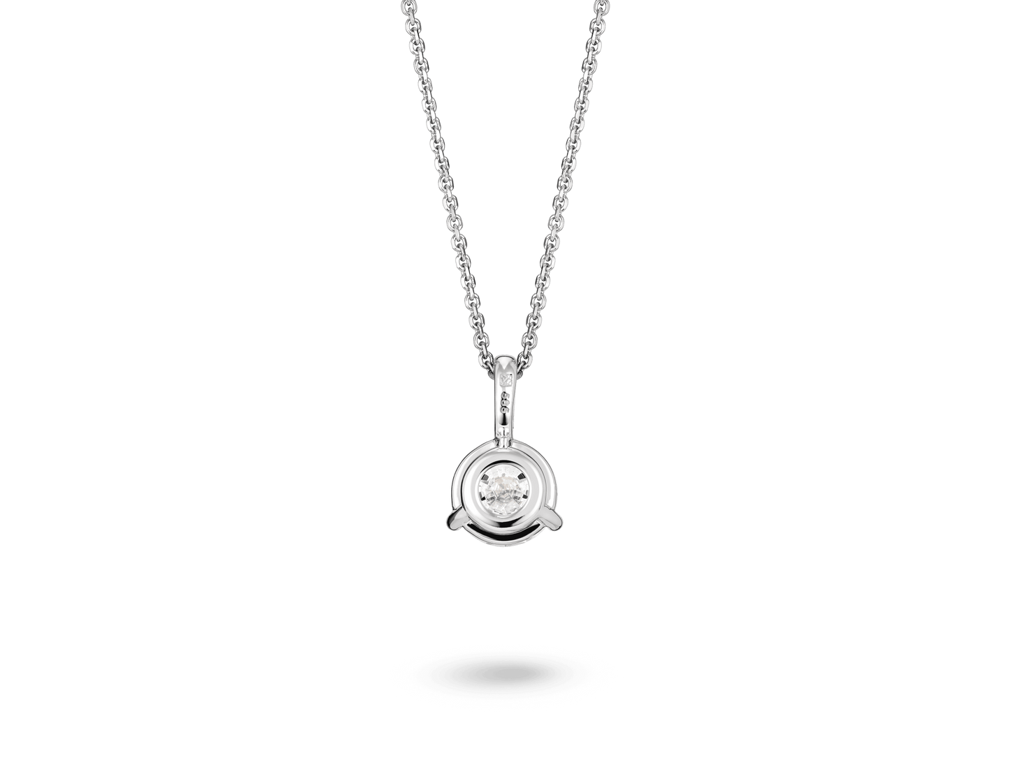 Round Brilliant Solitaire Bale Pendant