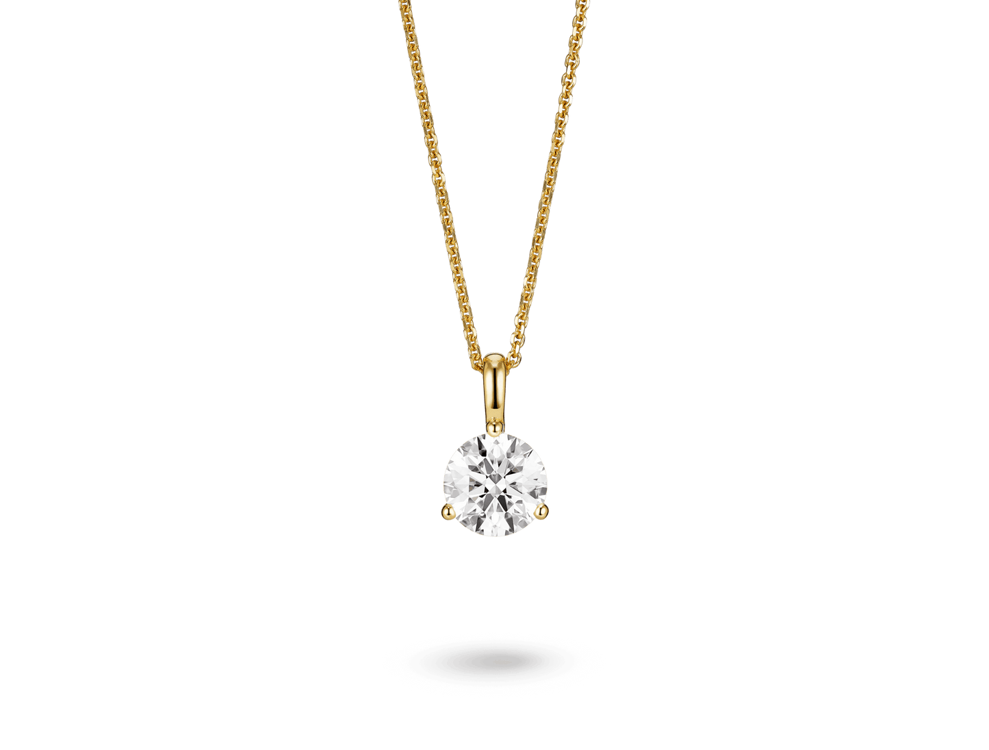 Round Brilliant Solitaire Bale Pendant