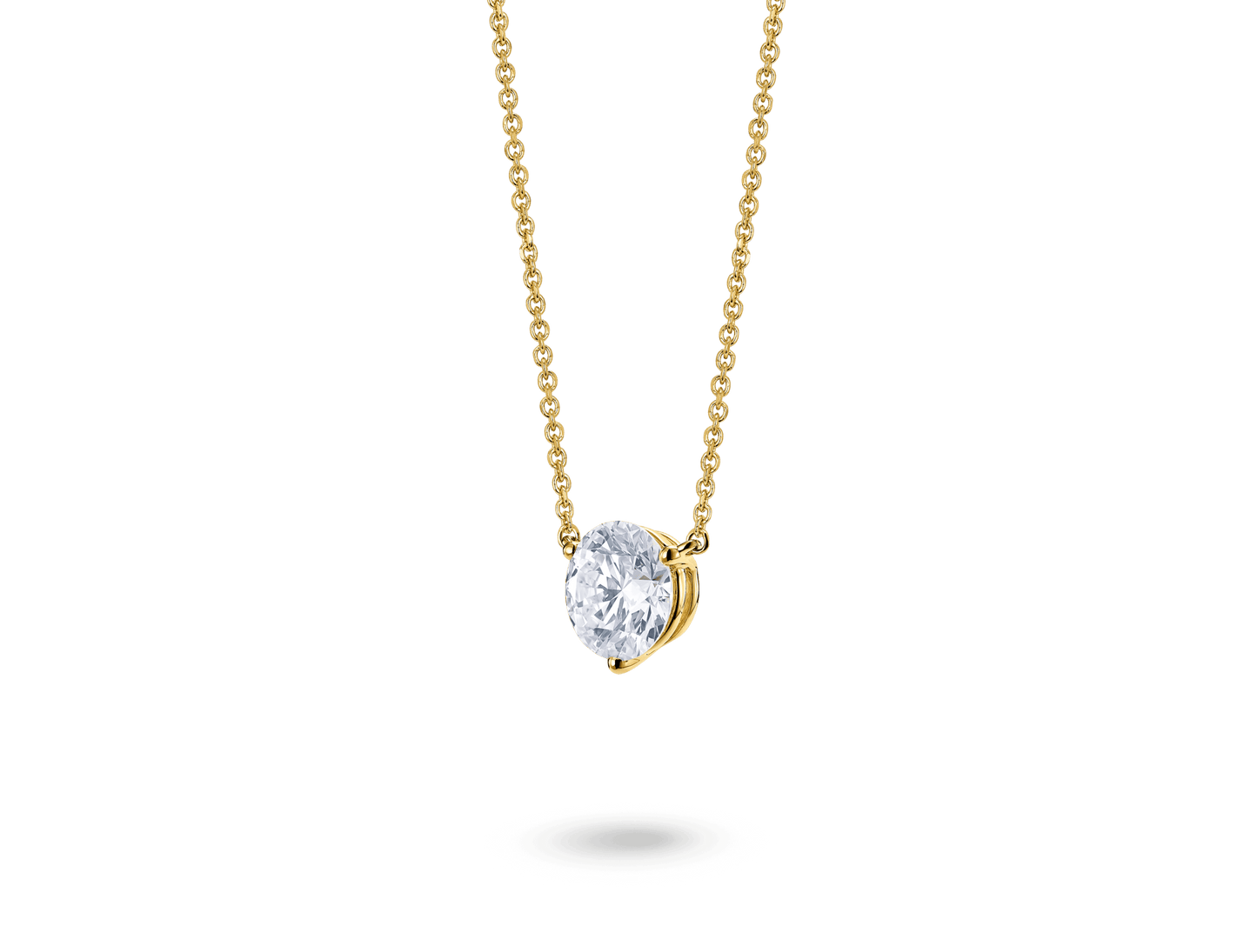 Round Brilliant Solitaire Pendant